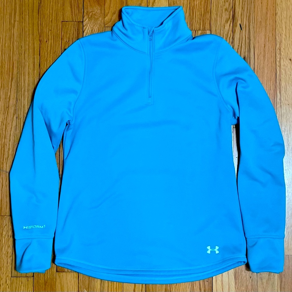 Under Armour Storm1 technology 1/4 Zip Fleece Pullover,Women’s Small.